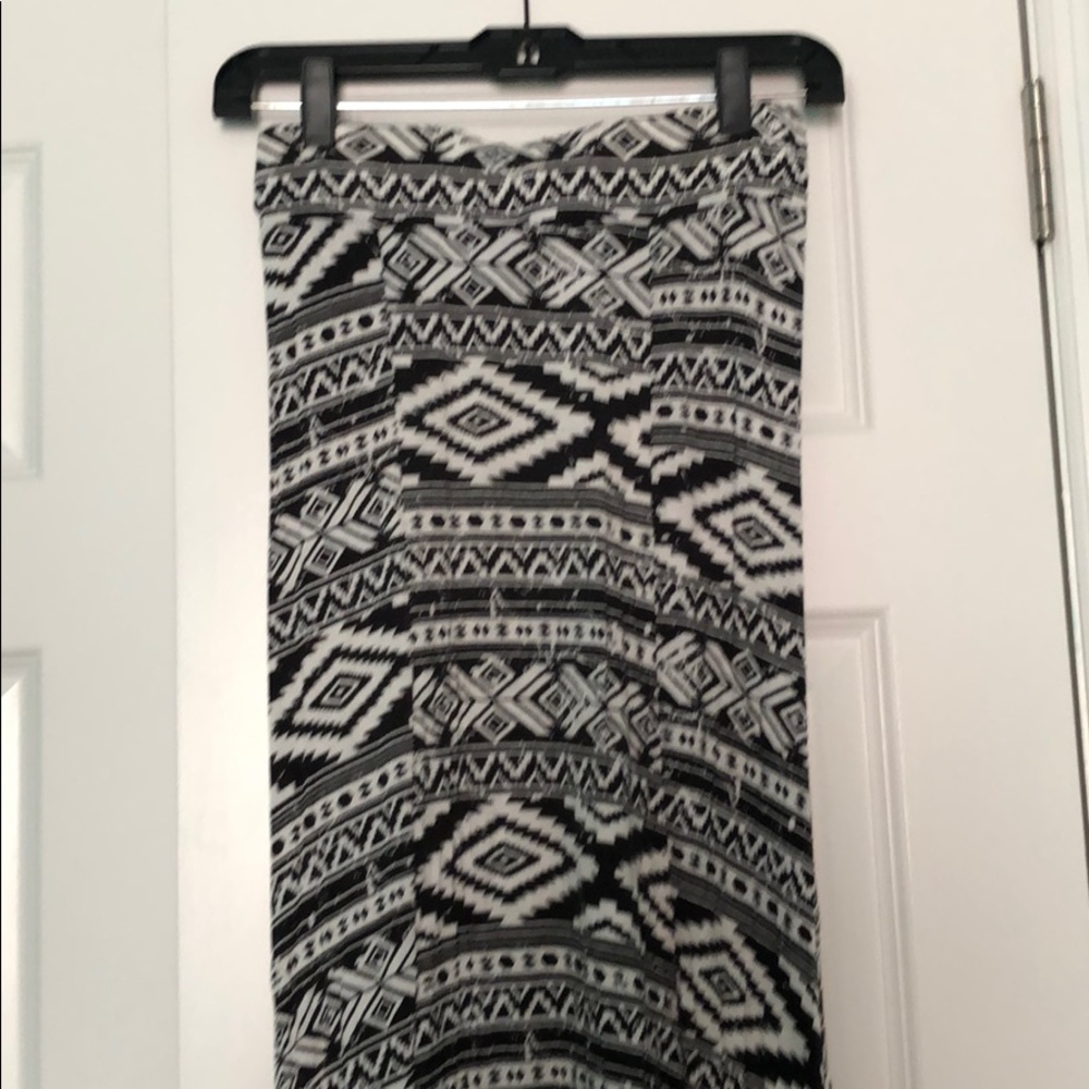 Print Maxi Skirt